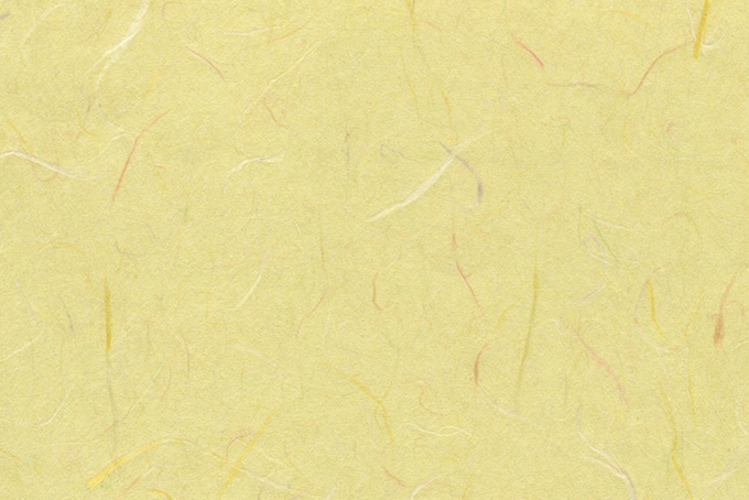 淡黄蘗に染められた因州和紙（和紙 黄色の背景フリー画像）