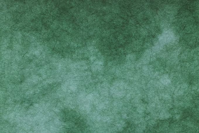 木の葉のような緑の絞染和紙（和紙 にじみの背景フリー画像）
