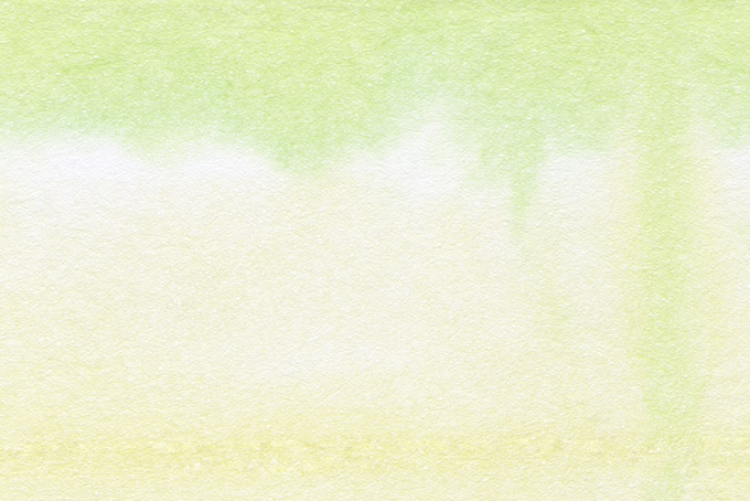 黄と緑の濃淡がある薄染め和紙（和紙 淡色の背景フリー画像）