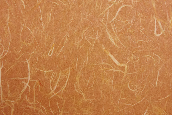 根のような白筋がある琥珀色の和紙（和紙 茶色の背景フリー画像）