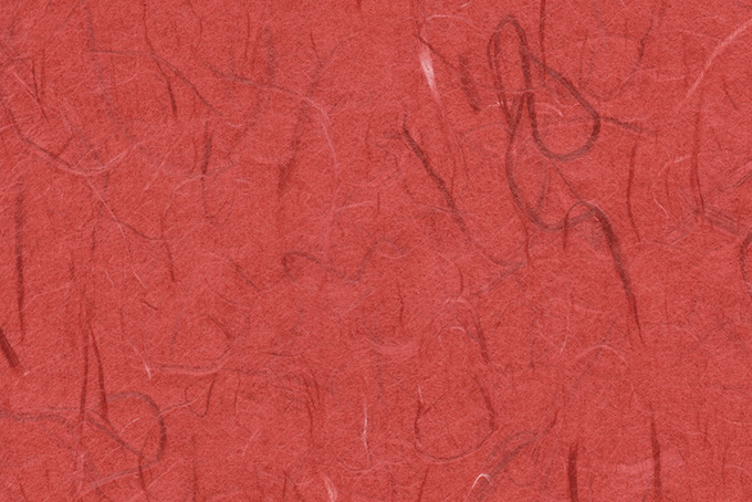 雲竜柄の温かみのある茜色和紙（和紙 赤色の背景フリー画像）