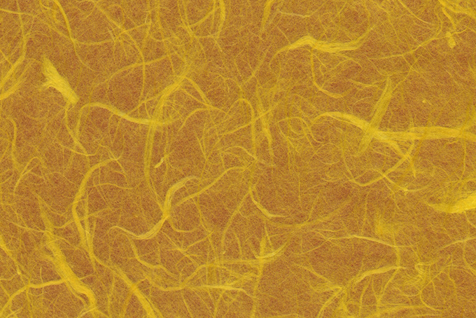 黄楮筋が入った茶色の雲竜和紙（和紙 繊維の背景フリー画像）