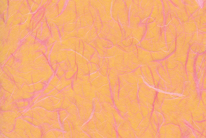 オレンジとピンクの模様の和紙（和紙 パステルの背景フリー画像）