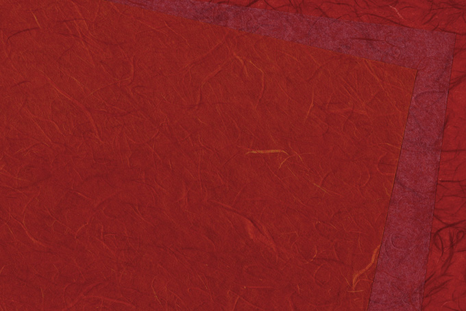 鮮やかな深紅の雲竜和紙（和紙 赤色の背景フリー画像）
