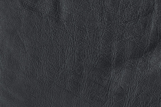 細い繊維の様なテクスチャの皮革(黒 レザーのフリー画像)