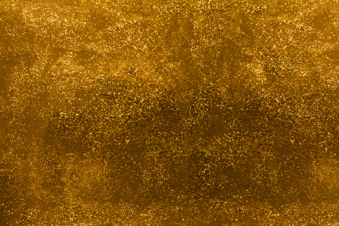 金色のザラザラとした表面の画像（金属 壁紙の背景フリー画像）