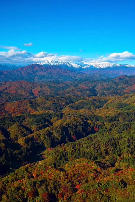 山と空