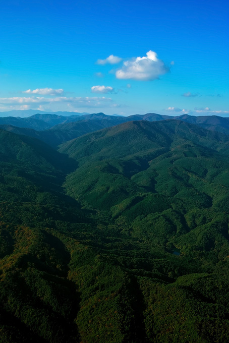 山と空