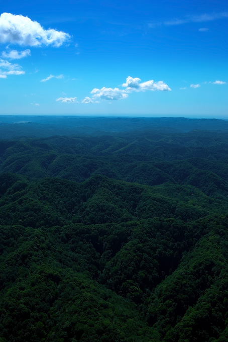 山と空