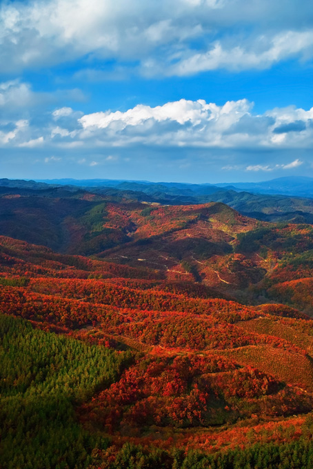 山と空