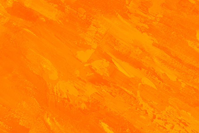 綺麗な手描きのオレンジペイント壁紙（ペイント オレンジの背景フリー画像）