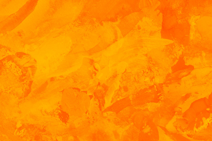 おしゃれなオレンジの水彩ペイント背景（ペイント オレンジの背景フリー画像）
