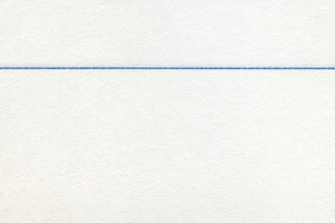 青い罫線のある紙のノート（紙 おしゃれの背景フリー画像）