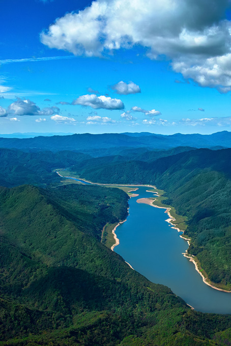 川の風景