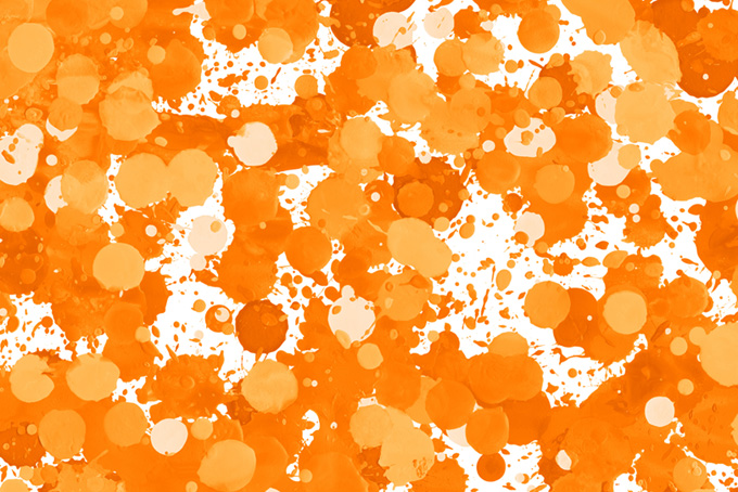 オレンジのスプラッシュバックグラウンド（スプラッシュ オレンジの背景フリー画像）