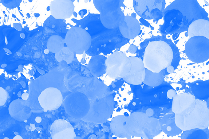 かっこいい青い絵具の飛沫テクスチャ（スプラッシュ 青の背景フリー画像）