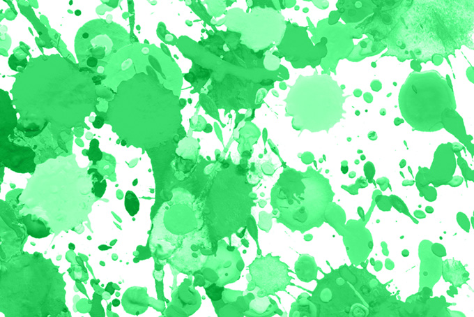 緑の絵具をスプラッシュした壁紙画像（スプラッシュ 緑の背景フリー画像）