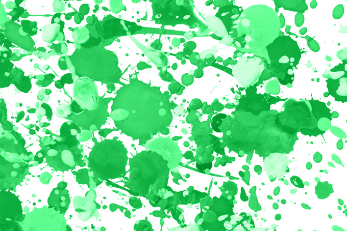 綺麗なスプラッシュペイントの緑色壁紙（スプラッシュ 緑の背景フリー画像）