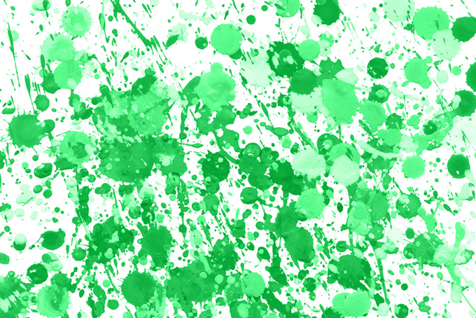 おしゃれな緑のスプラッシュ素材（スプラッシュ 緑の背景フリー画像）