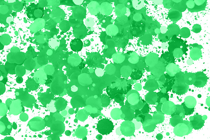 緑色の飛沫のシンプルな壁紙画像（スプラッシュ 緑の背景フリー画像）
