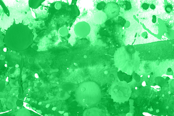 クールな緑のカラースプラッシュ壁紙（スプラッシュ 緑の背景フリー画像）