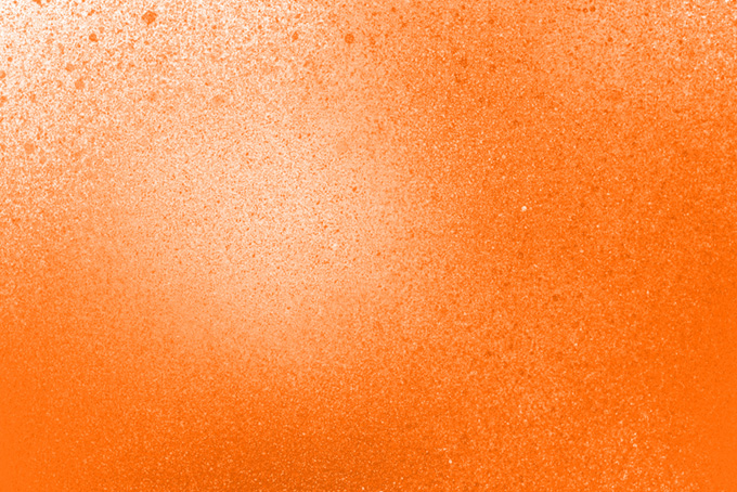 かわいいオレンジ色のカラースプレー壁紙（スプレー オレンジの背景フリー画像）