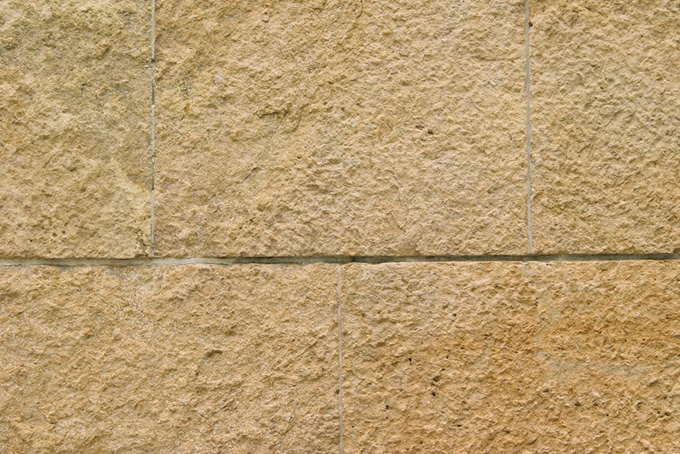 薄茶色の石壁のテクスチャ（壁 背景の背景フリー画像）