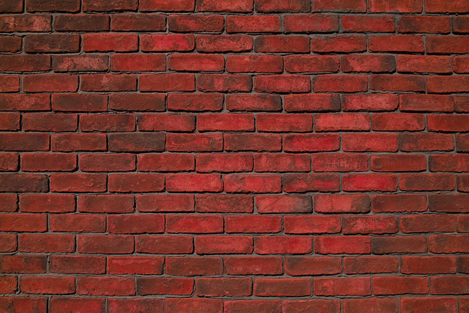 赤いレンガの壁のテクスチャ（レンガ 背景のフリー画像）