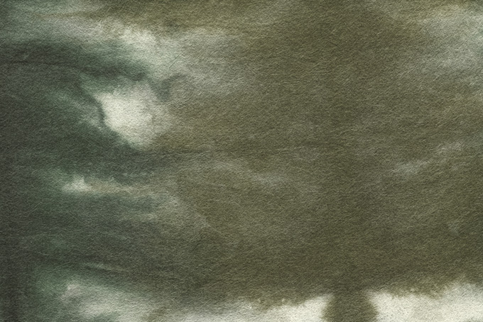 草色に染めて暈しのある紙のテクスチャ素材（テクスチャ 素材の背景フリー画像）