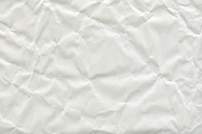 大きな皺のある厚手の紙（テクスチャ 素材の背景フリー画像）