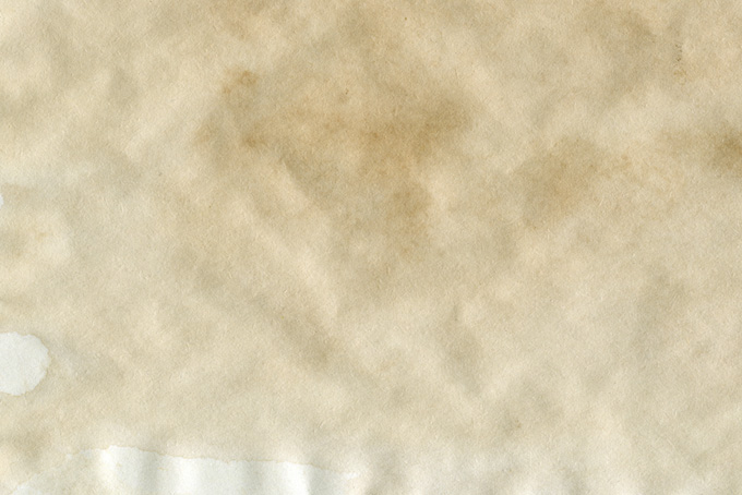 水で劣化した紙の表面（背景 画像 ペーパーの背景フリー画像）