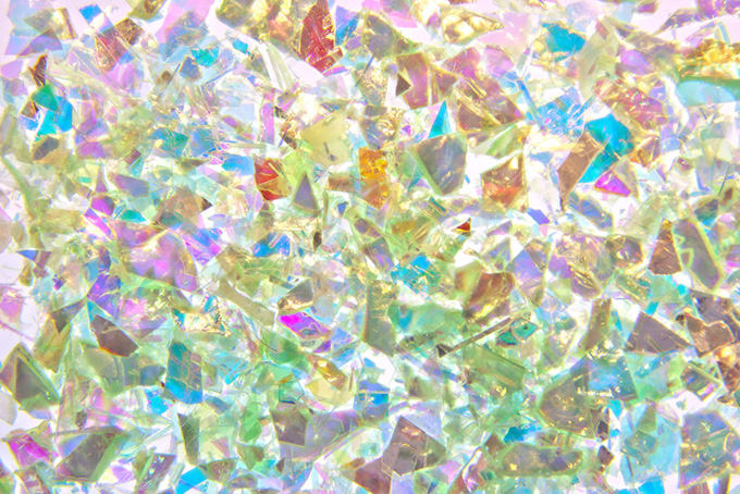 キラキラと色鮮やかな光の集合体の背景画像（キラキラ 画像 素材の背景フリー画像）