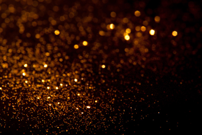 ゴールドのキラキラと黒いフリー背景画像（背景 無料 画像の背景フリー画像）