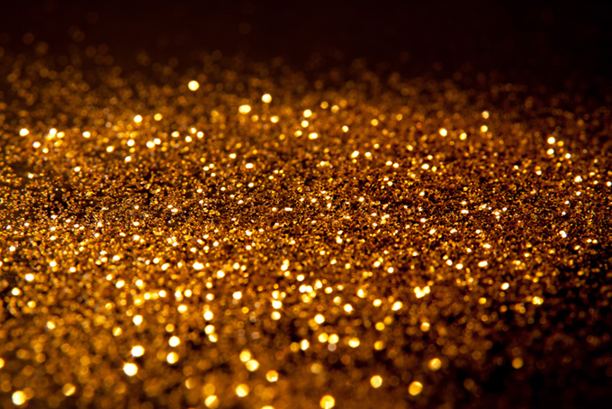 キラキラと光るゴールドのフリー背景（背景 無料 画像の背景フリー画像）