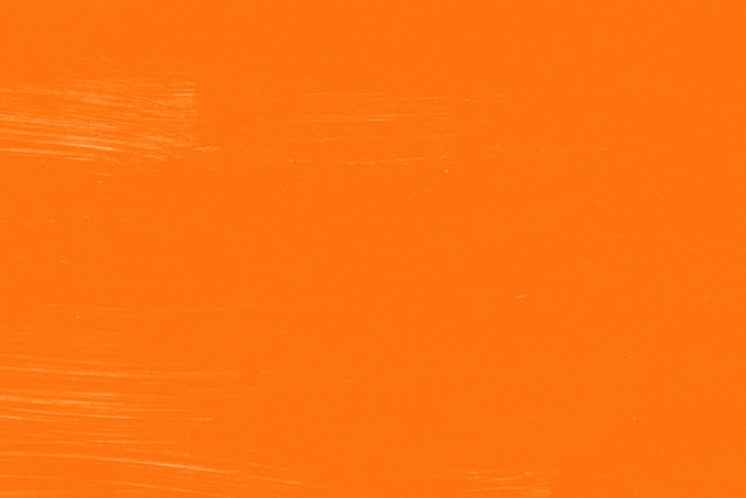 オレンジの水彩絵具のテクスチャ（オレンジ 壁紙の背景フリー画像）