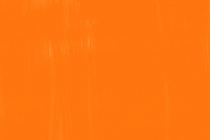 オレンジの絵具で描いたシンプルな壁紙（オレンジ 壁紙の背景フリー画像）
