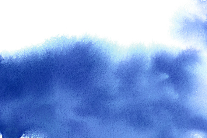 鉄紺色が染み込む白い紙の写真（水彩 写真の背景フリー画像）