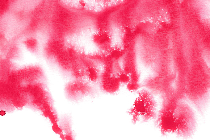 水彩 素材 背景 赤紫色 マゼンタ カラー にじみ 鮮やか 綺麗 おしゃれ （水彩 写真の背景フリー画像）