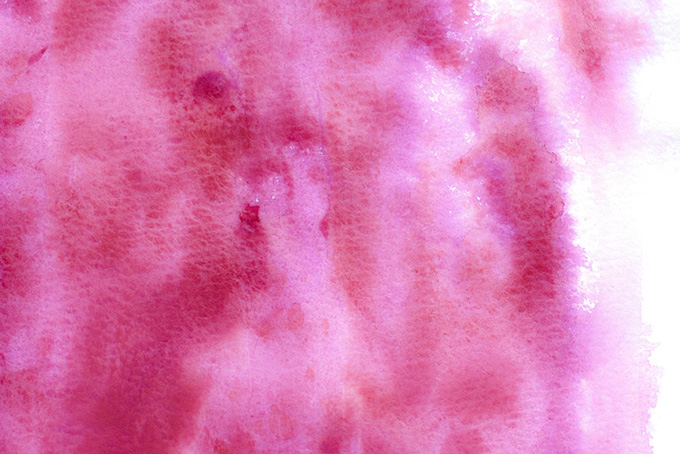 水彩 壁紙 背景 紅色 赤紫色 ガーネットカラー 抽象 ぼけ にじみ おしゃれ （水彩 素材の背景フリー画像）