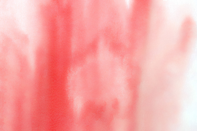 柔らかくボケる赤色のカラフルな水彩背景（背景 画像 グラデーションの背景フリー画像）