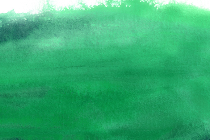 エバーグリーンの水彩筆塗り画像（水彩 綺麗の背景フリー画像）