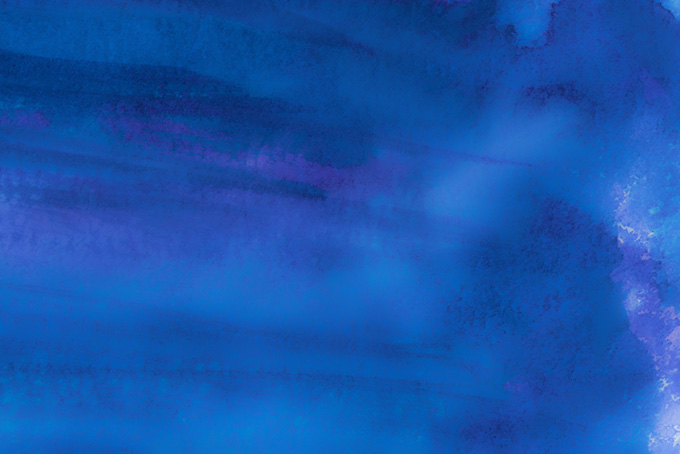 水彩紙に滲むインディゴのカラー背景（水彩 綺麗の背景フリー画像）