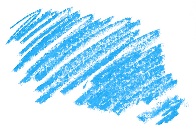 シンプルな空色のクレヨンのテクスチャ（水彩 ポップペイントの背景フリー画像）