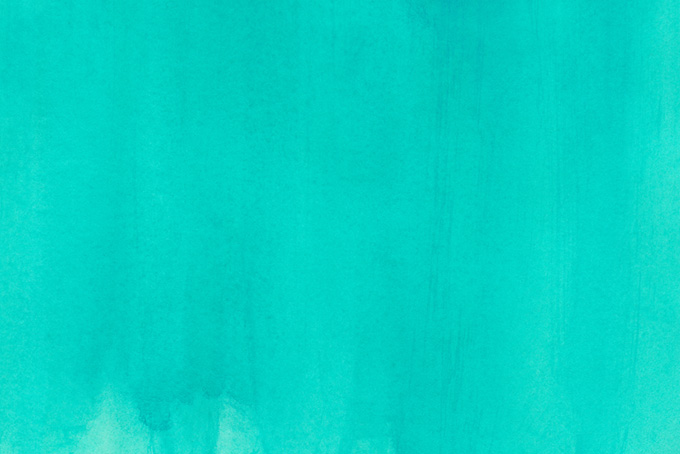 カラフルなピーコックブルーの水彩筆塗り背景（背景 グラデーションの背景フリー画像）