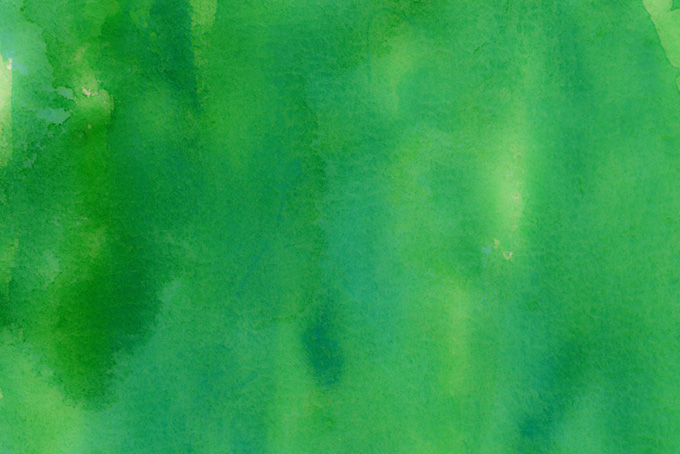 シンプルなマラカイトグリーンの水彩背景（水彩 背景の背景フリー画像）