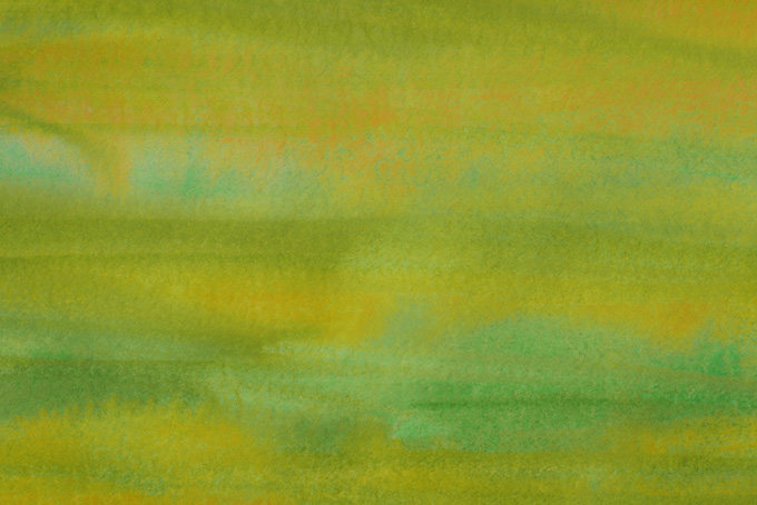 緑と茶色の水彩ペイントテクスチャ素材（水彩 おしゃれの背景フリー画像）