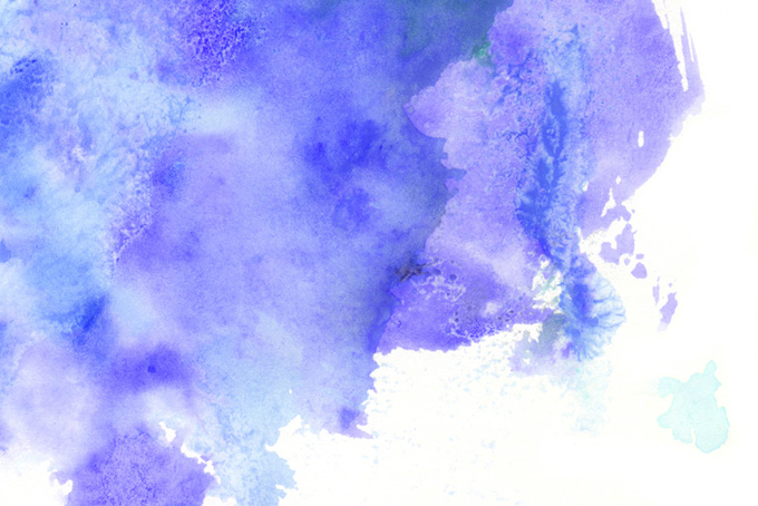水彩 バックグラウンド 背景 紫色 青色 デザイン にじみ 薄塗り （水彩 画像の背景フリー画像）