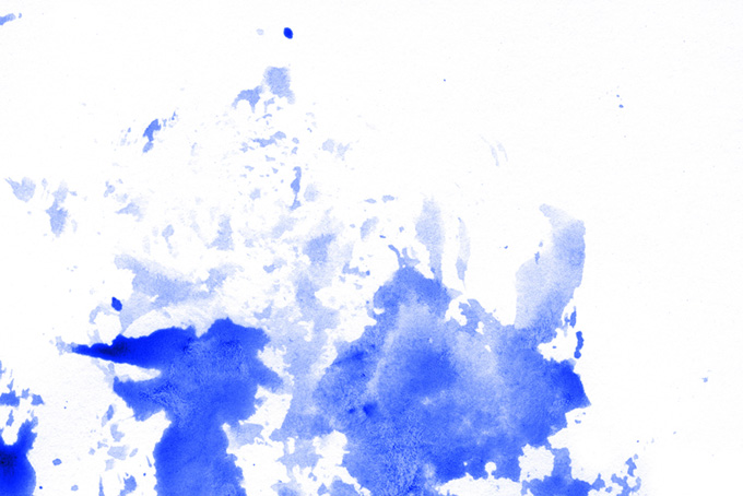 スタンピングした紺色の水彩絵具の背景（水彩 おしゃれの背景フリー画像）