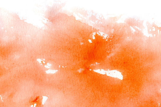 水彩 バックグラウンド 背景 赤色 オレンジ色 模様 濃淡 かすれ （水彩 画像の背景フリー画像）