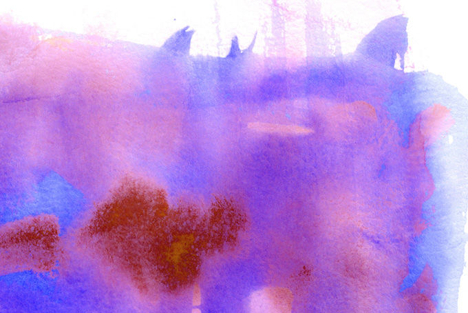 紫と青がにじむバックグラウンド（水彩 カラフルの背景フリー画像）